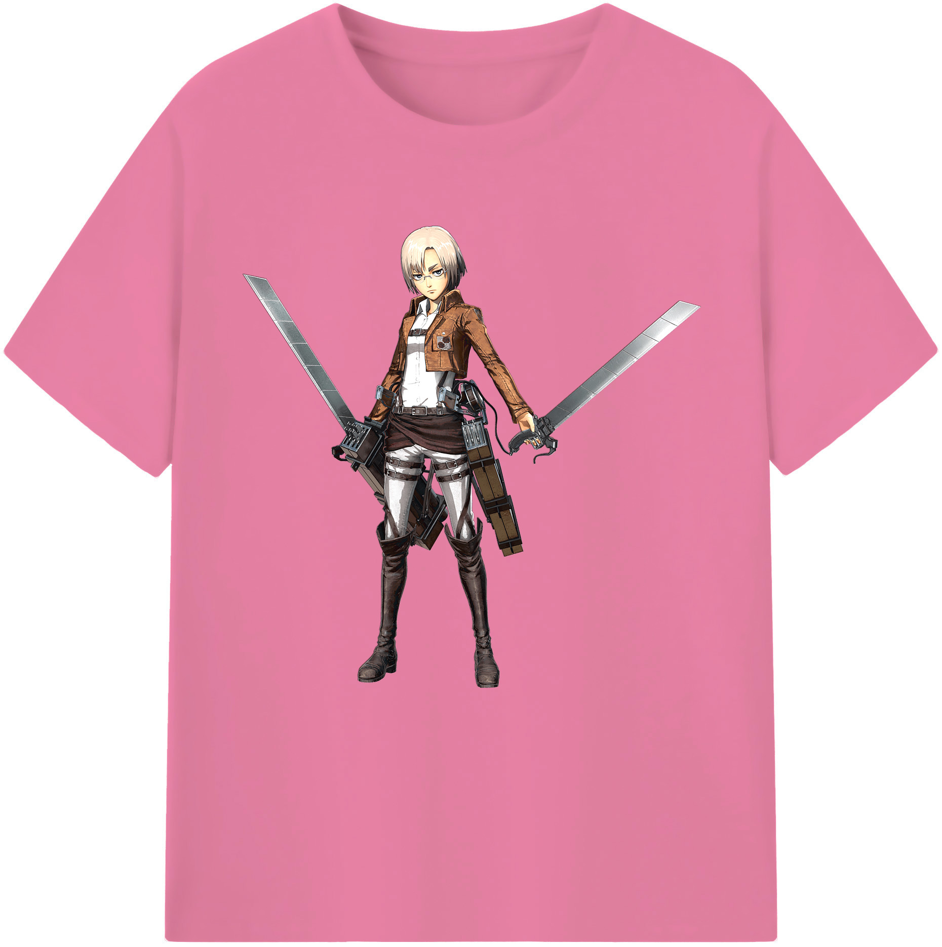 （画像用）  綿100％半袖Tシャツ（フロントプリント）